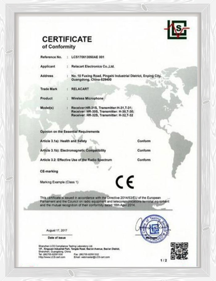 Certificado CE