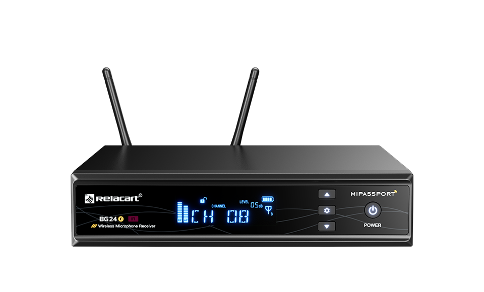 Receptor de micrófono inalámbrico digital