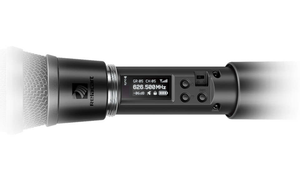 Micrófono inalámbrico de mano