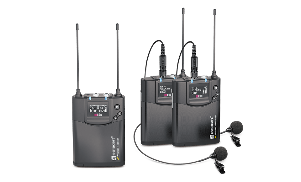Sistema de micrófono inalámbrico de doble canal