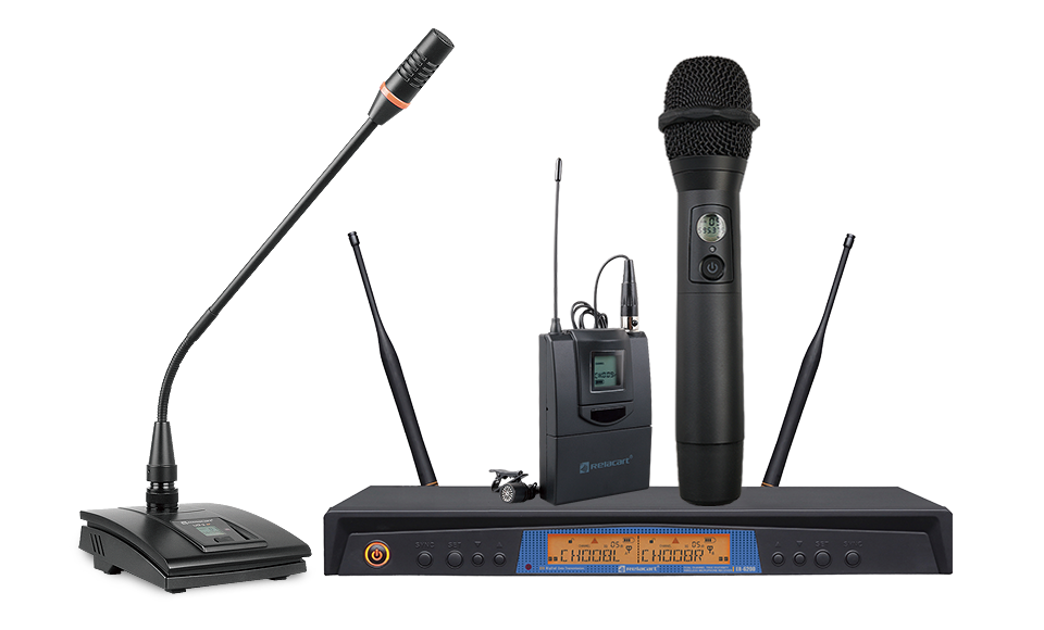 Sistema de micrófono inalámbrico True Diversity de doble canal