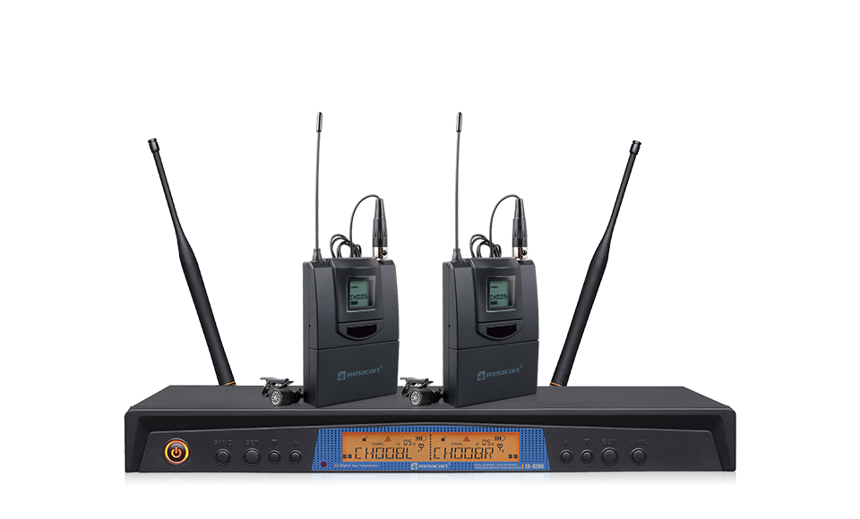 Sistema de micrófono inalámbrico True Diversity de doble canal