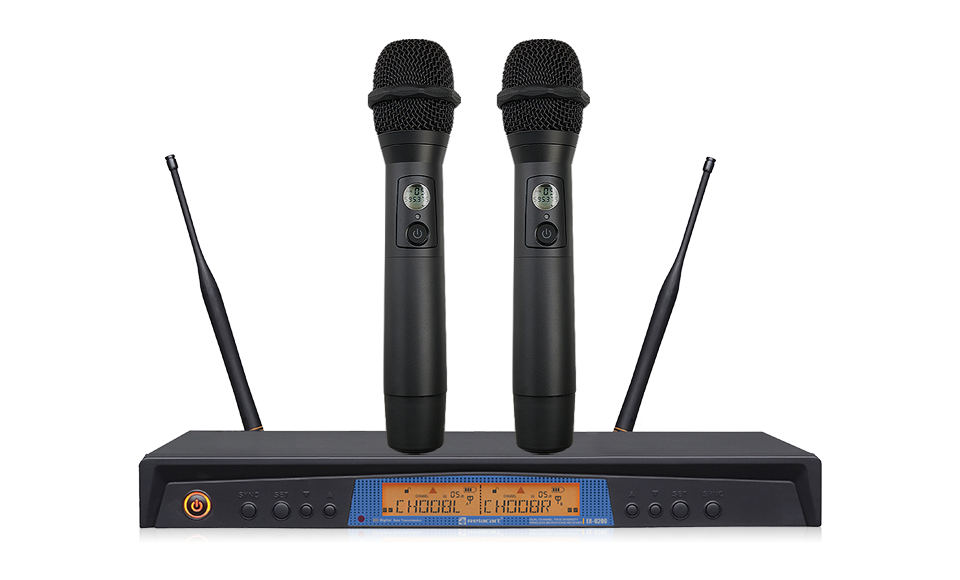 Sistema de micrófono inalámbrico True Diversity de doble canal
