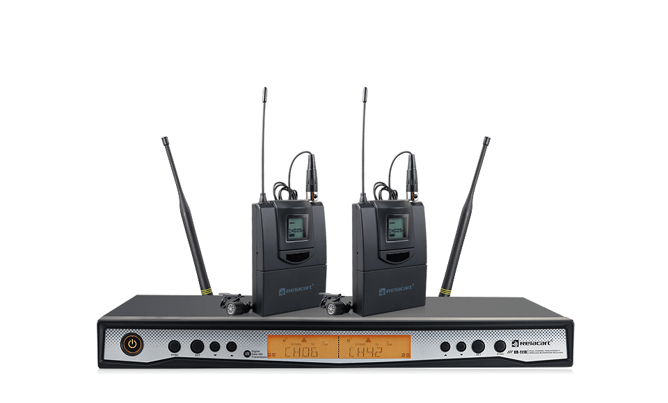 Sistema de micrófono inalámbrico de diversidad de doble canal