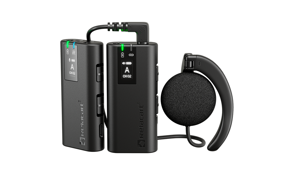 Sistema de micrófono inalámbrico para guía turística