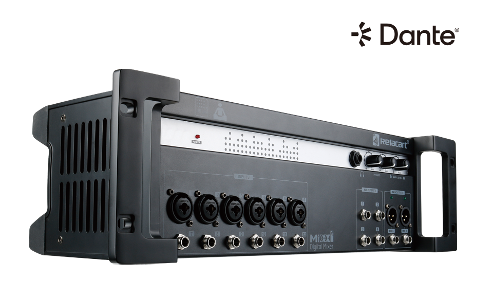 Mezclador digital con interfaz Dante