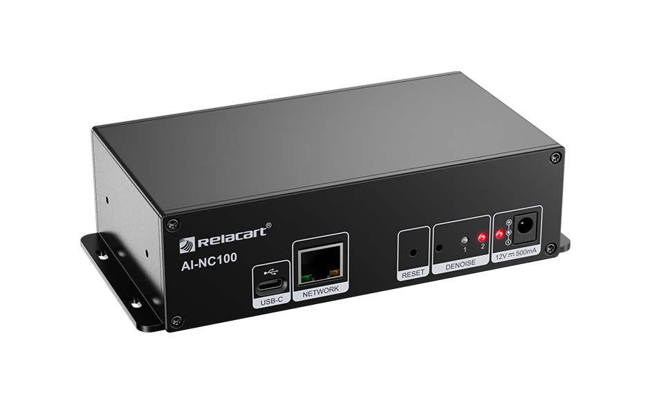 Procesador de audio con cancelación de ruido AI