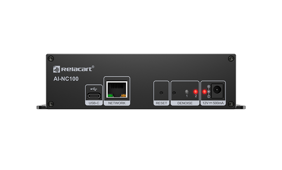 Procesador de audio con cancelación de ruido AI