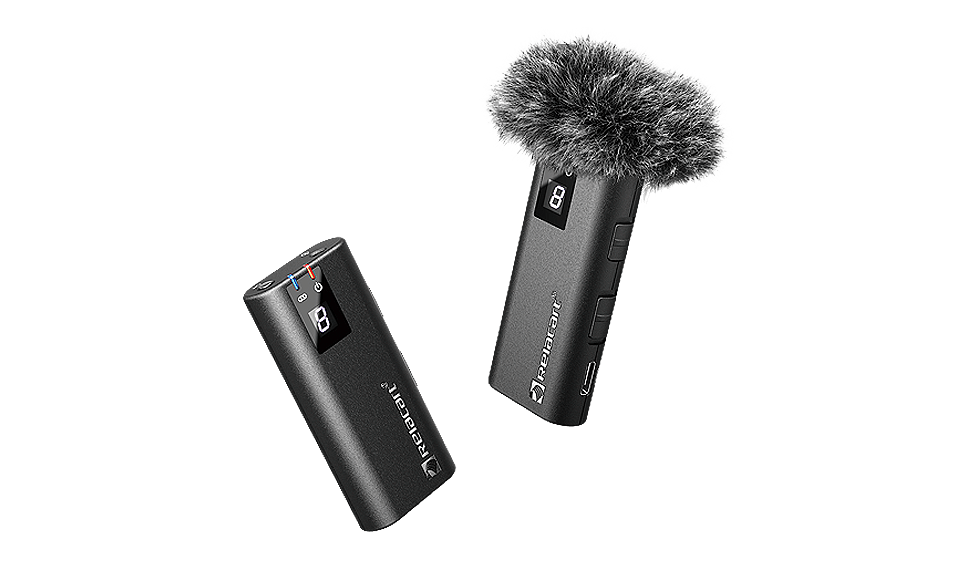 Sistema de micrófono inalámbrico de montaje en cámara de un solo canal UHF