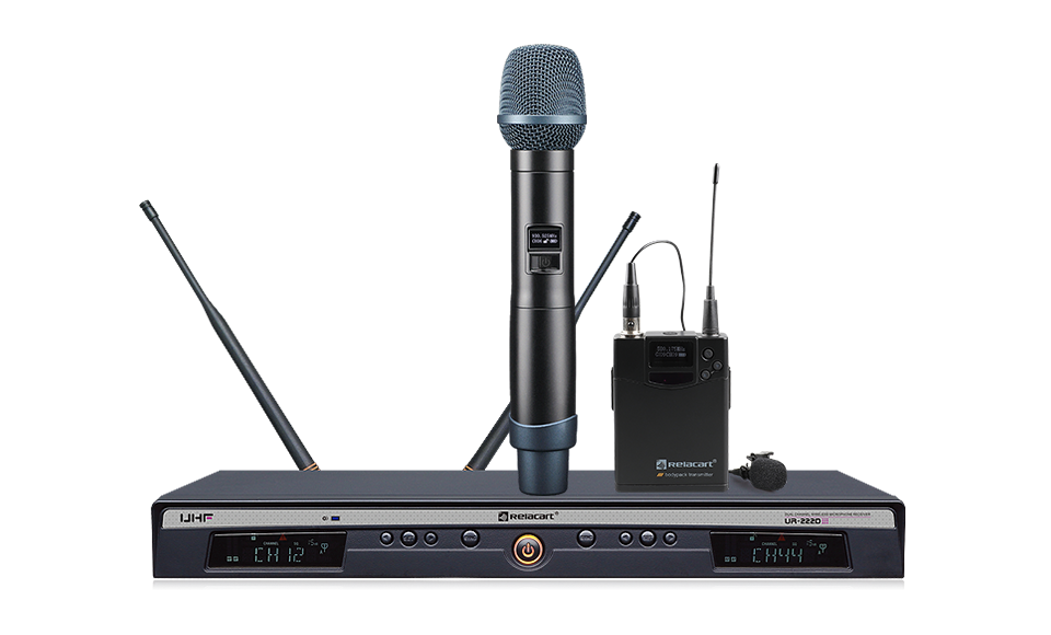 Sistema de micrófono inalámbrico True Diversity de doble canal