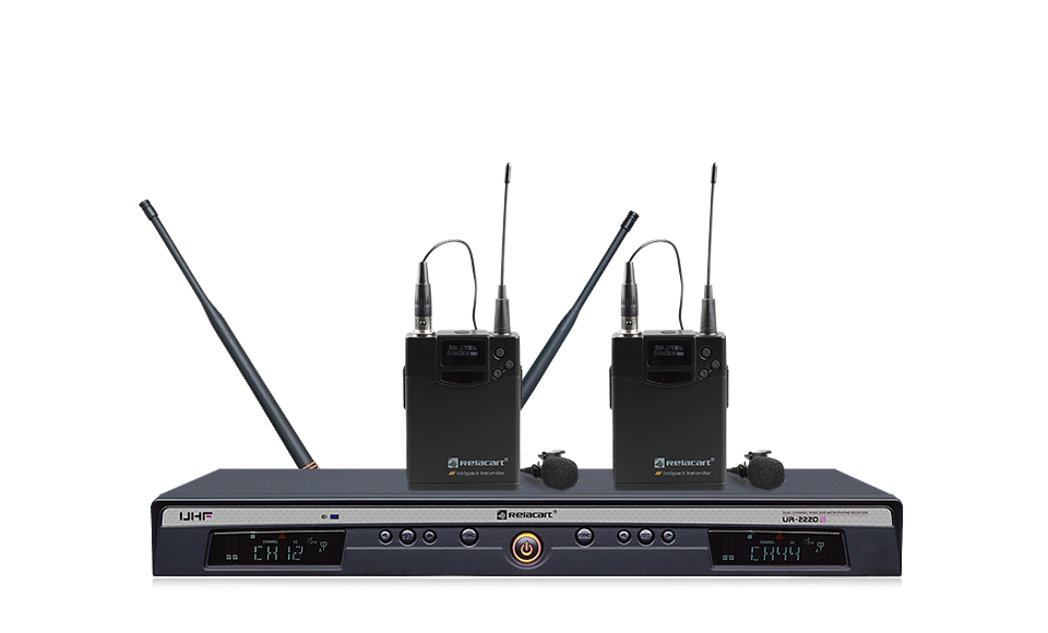 Sistema de micrófono inalámbrico True Diversity de doble canal