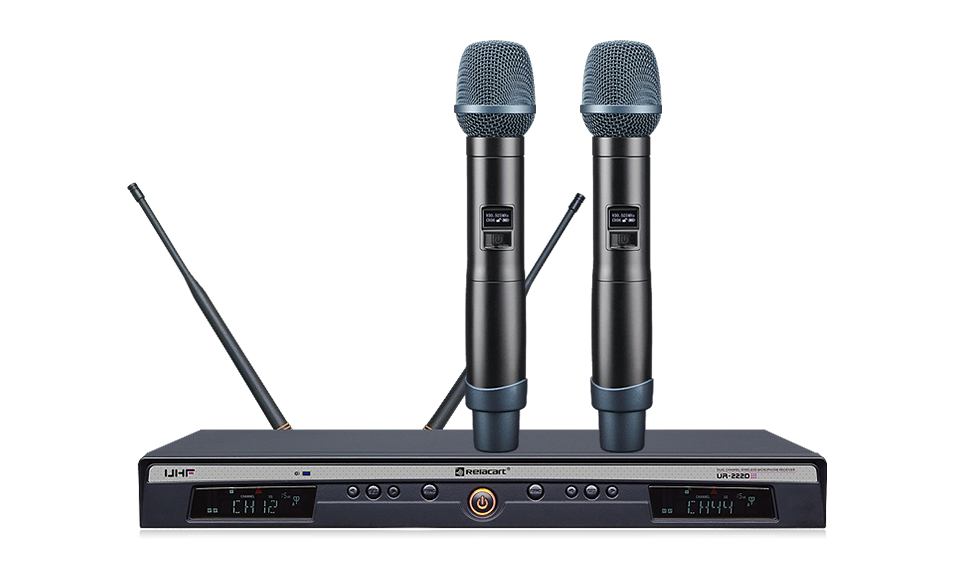 Sistema de micrófono inalámbrico True Diversity de doble canal