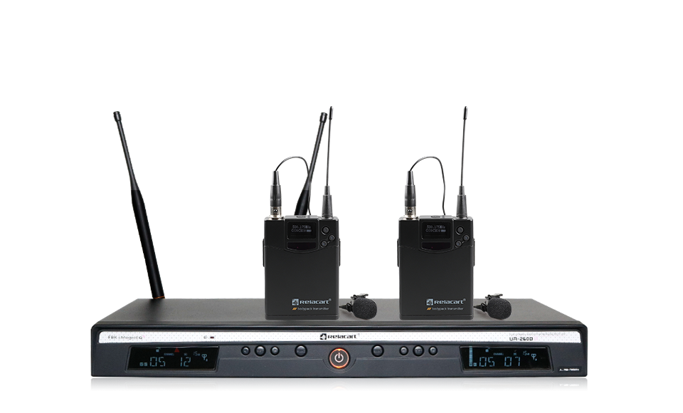 Sistema de micrófono inalámbrico de doble canal