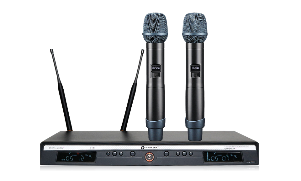 Sistema de micrófono inalámbrico de doble canal