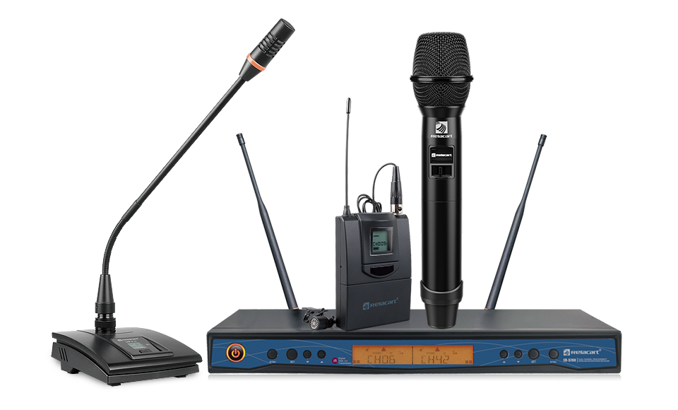 Sistema de micrófono inalámbrico de doble canal