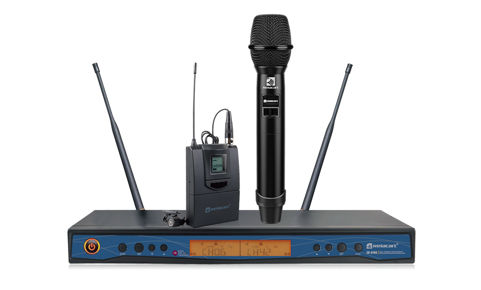 Sistema de micrófono inalámbrico de doble canal