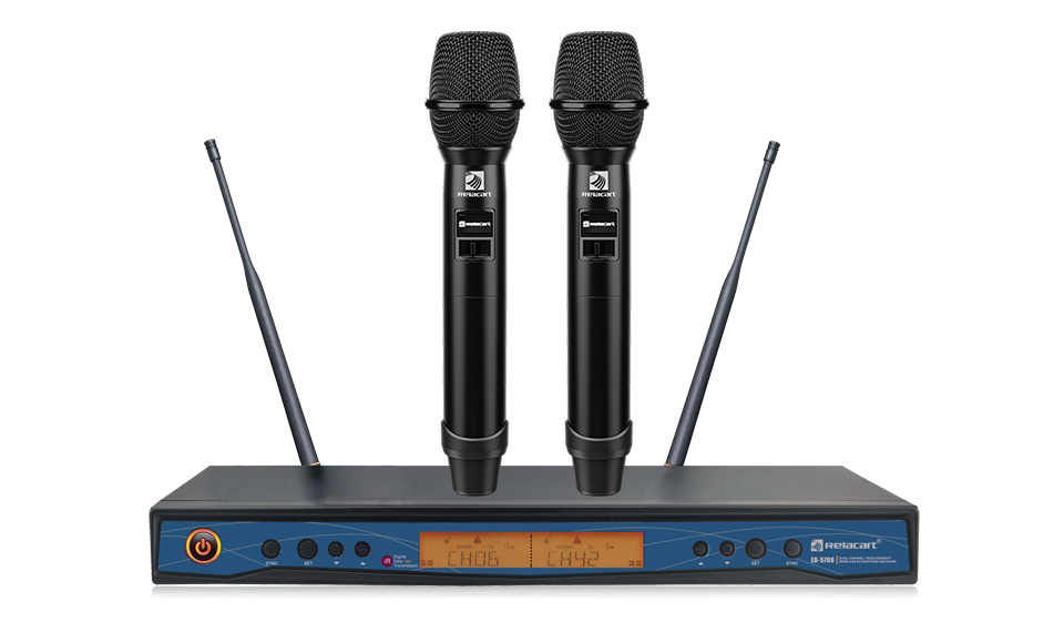 Sistema de micrófono inalámbrico de doble canal