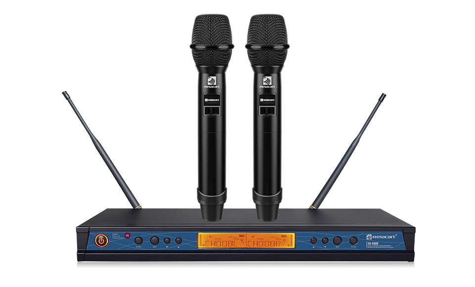 Sistema de micrófono inalámbrico de doble canal