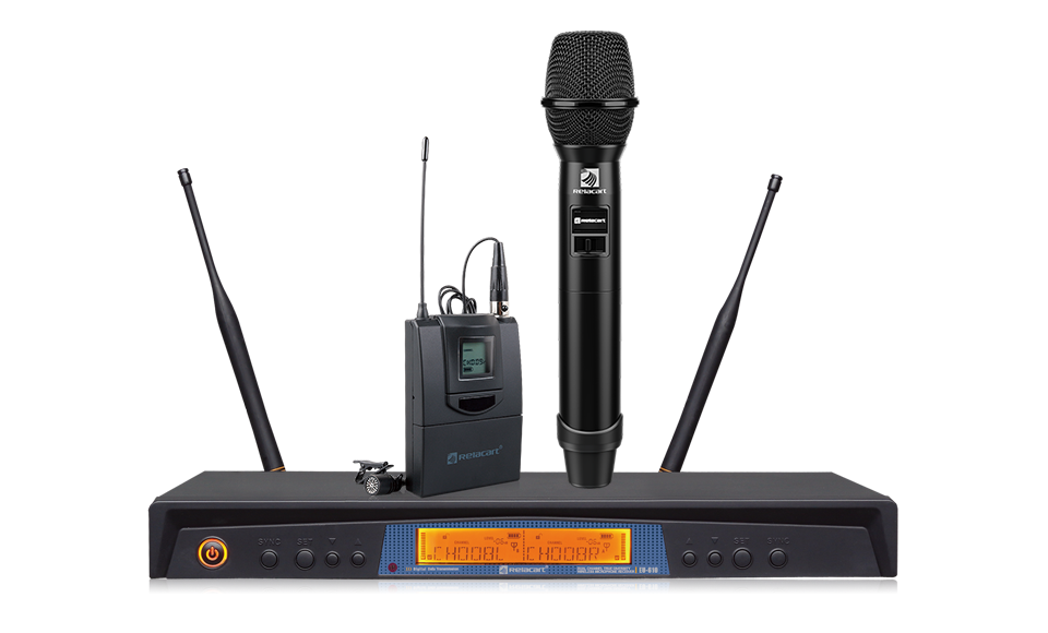 Sistema de micrófono inalámbrico True Diversity de doble canal