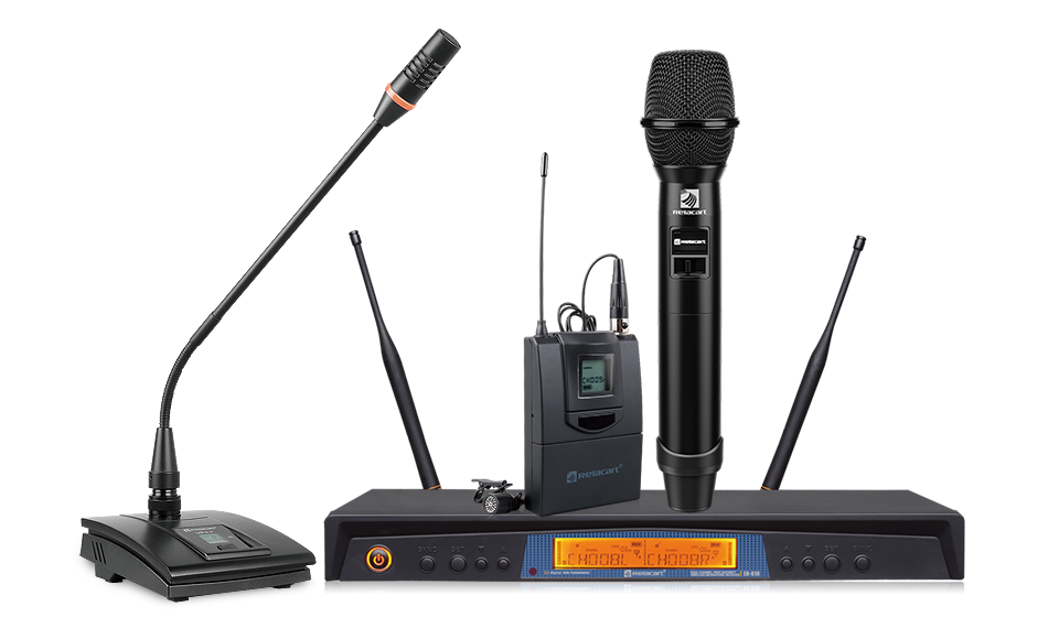 Sistema de micrófono inalámbrico True Diversity de doble canal