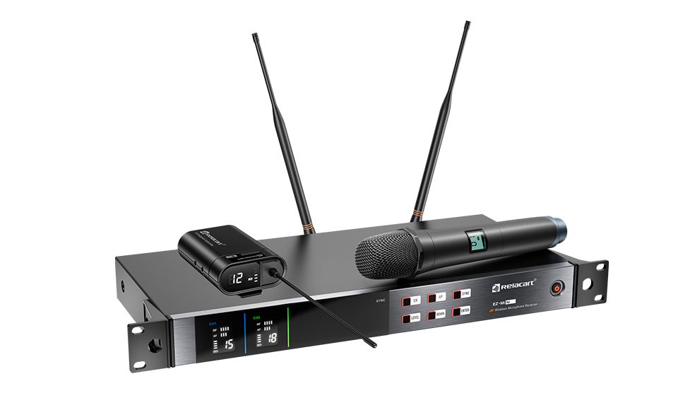 Sistema de micrófono inalámbrico True Diversity de doble canal