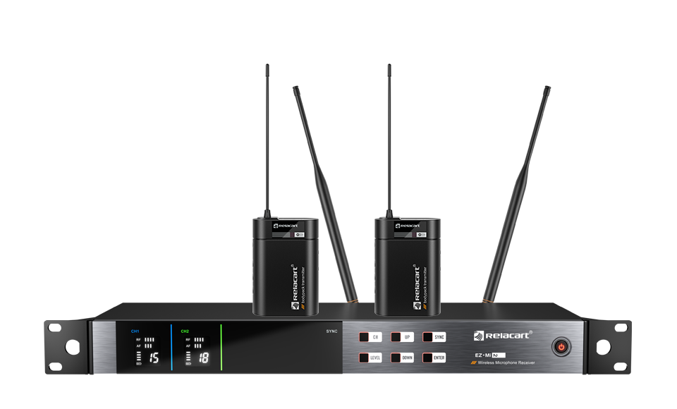 Sistema de micrófono inalámbrico True Diversity de doble canal