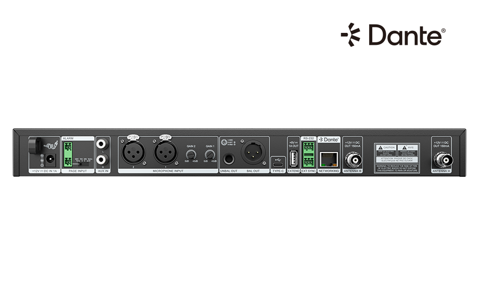 Sistema de micrófono inalámbrico True Diversity de doble canal