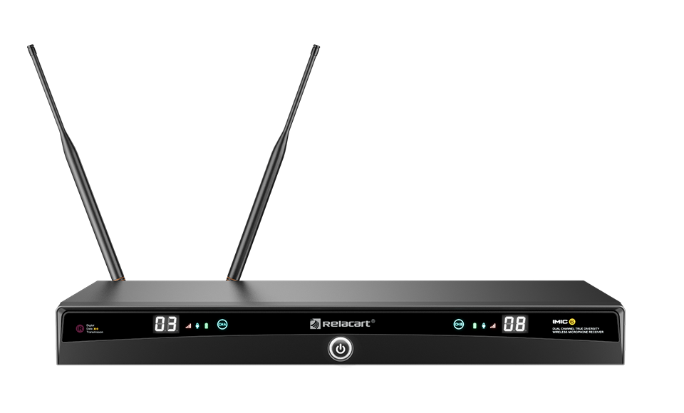 Sistema de micrófono inalámbrico True Diversity de doble canal