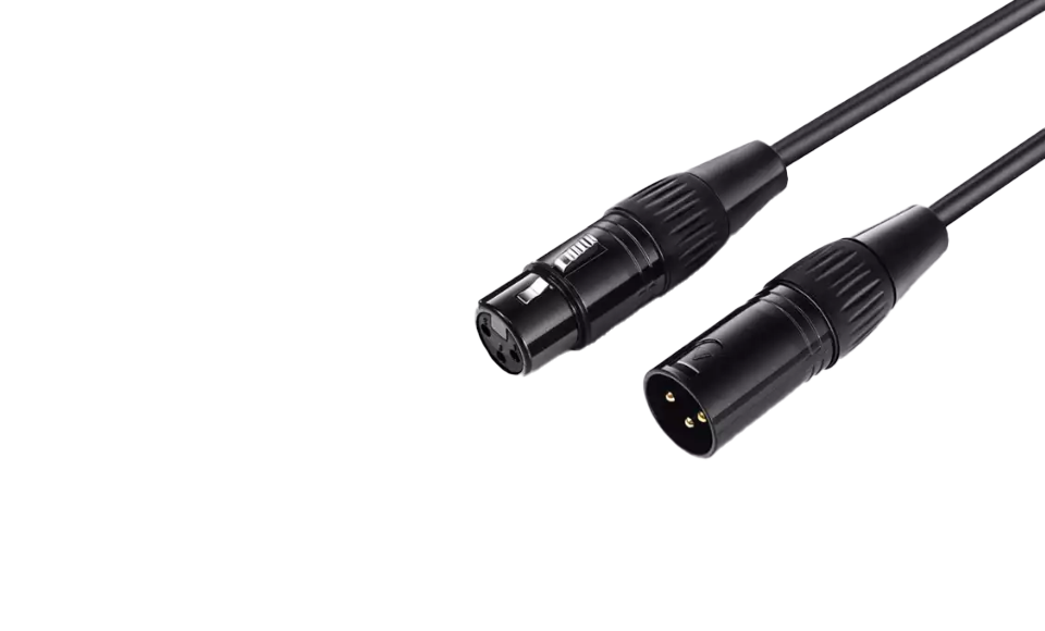 Cable XLR macho a hembra cable de extensión de audio para micrófono