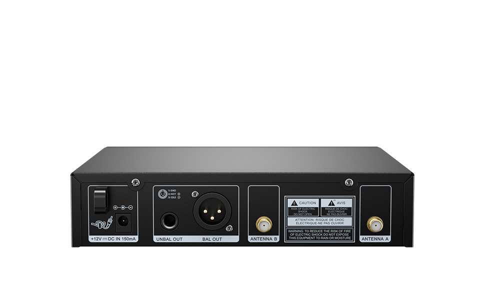 Sistema de micrófono inalámbrico Tri-Diversity de un solo canal 2.4G