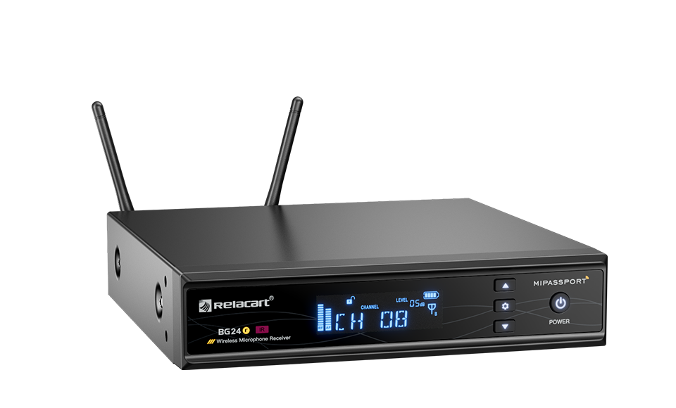 Sistema de micrófono inalámbrico Tri-Diversity de un solo canal 2.4G