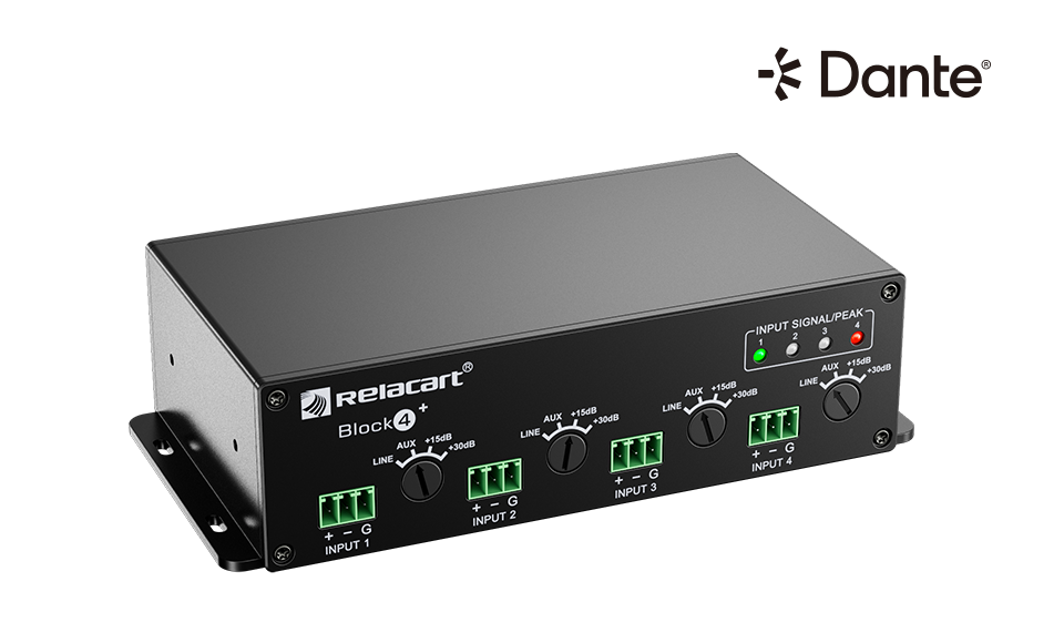 Interfaz de audio en red Dante