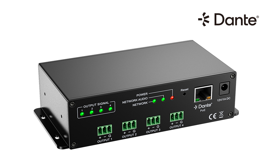 Interfaz de audio en red Dante