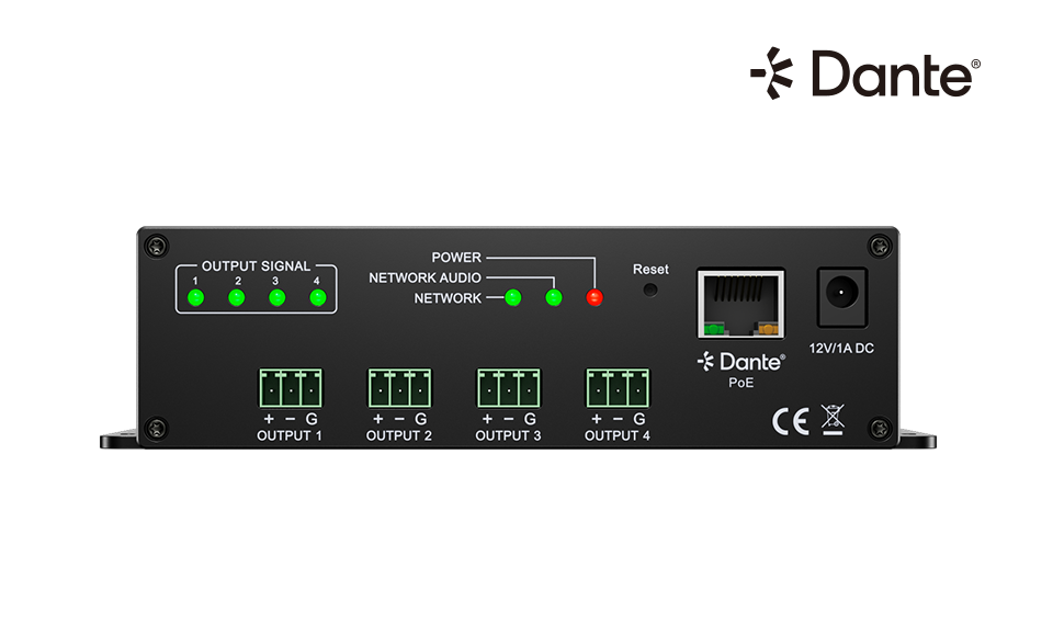 Interfaz de audio en red Dante
