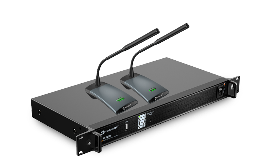 Sistema de discusión de conferencia de audio por cable