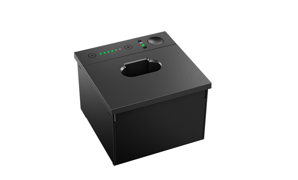 Cargador de un solo compartimento (receptor integrado con función de cambio de página)