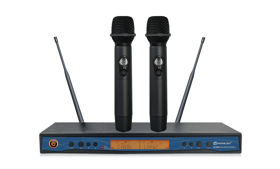 Sistema de micrófono inalámbrico de doble canal