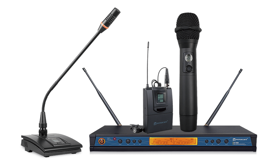 Sistema de micrófono inalámbrico de doble canal