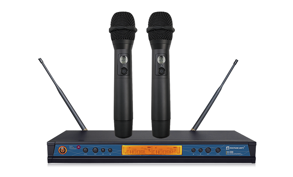 Sistema de micrófono inalámbrico de doble canal