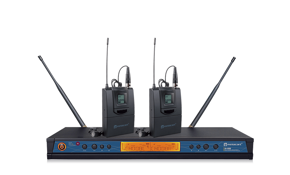 Sistema de micrófono inalámbrico de doble canal