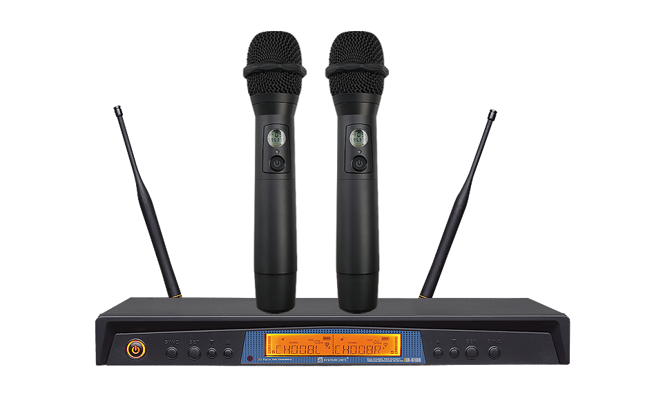 Sistema de micrófono inalámbrico de doble canal