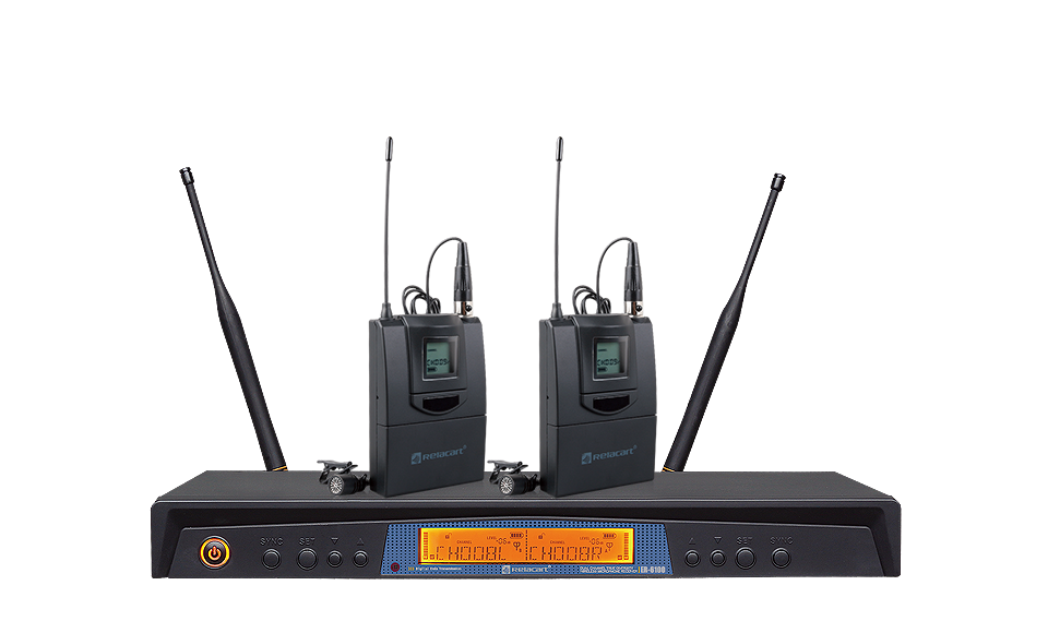 Sistema de micrófono inalámbrico de doble canal