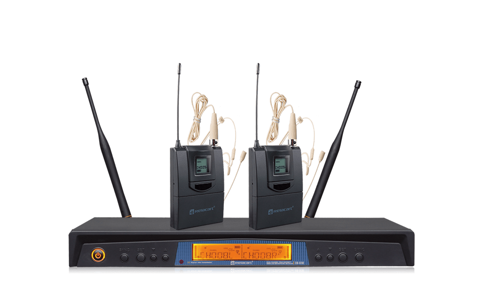 Sistema de micrófono inalámbrico True Diversity de doble canal
