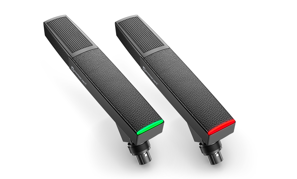 Micrófono cuadrado desmontable