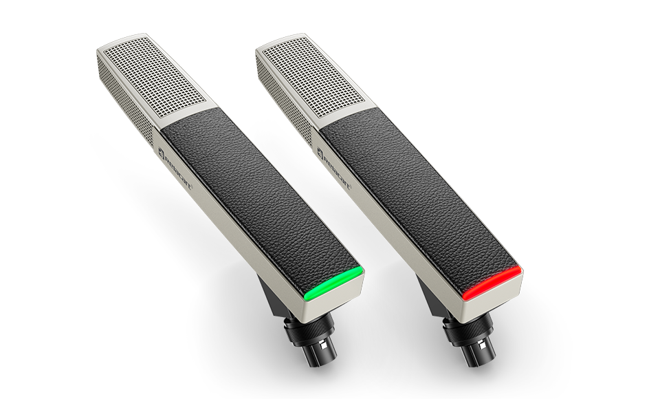 Micrófono cuadrado desmontable