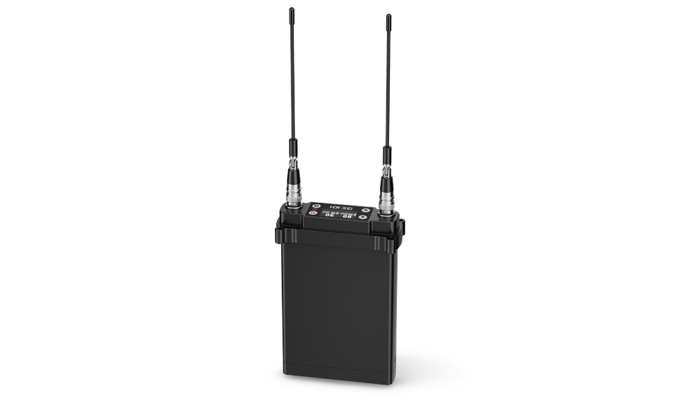 Receptor de micrófono inalámbrico ENG de doble canal