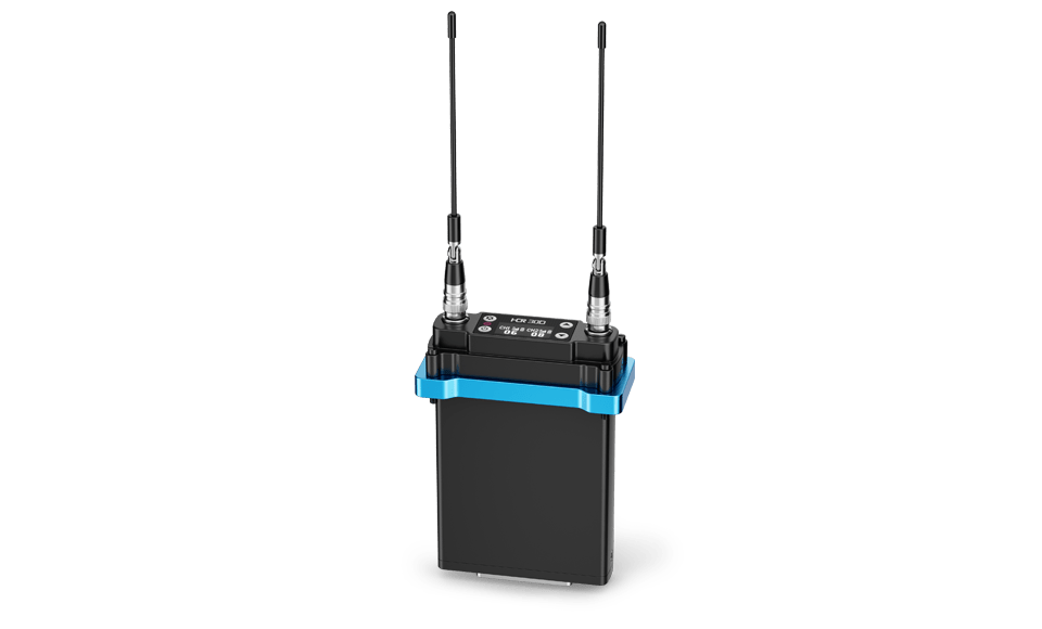 Receptor de micrófono inalámbrico ENG de doble canal