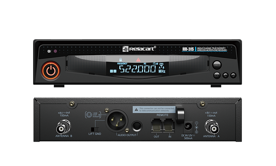 Receptor inalámbrico de un solo canal