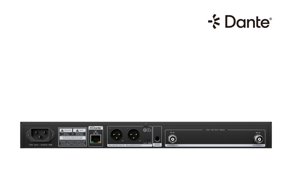 Receptor inalámbrico de doble canal