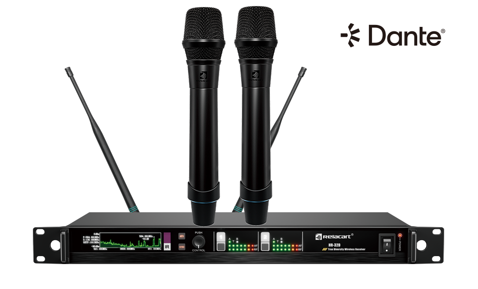 Sistema de micrófono inalámbrico True Diversity de doble canal